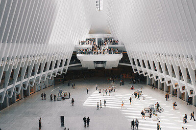 large ehr vendor people walking